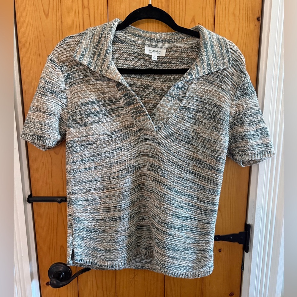 Haven Well Within SpaceDye Johnny Collard Knit